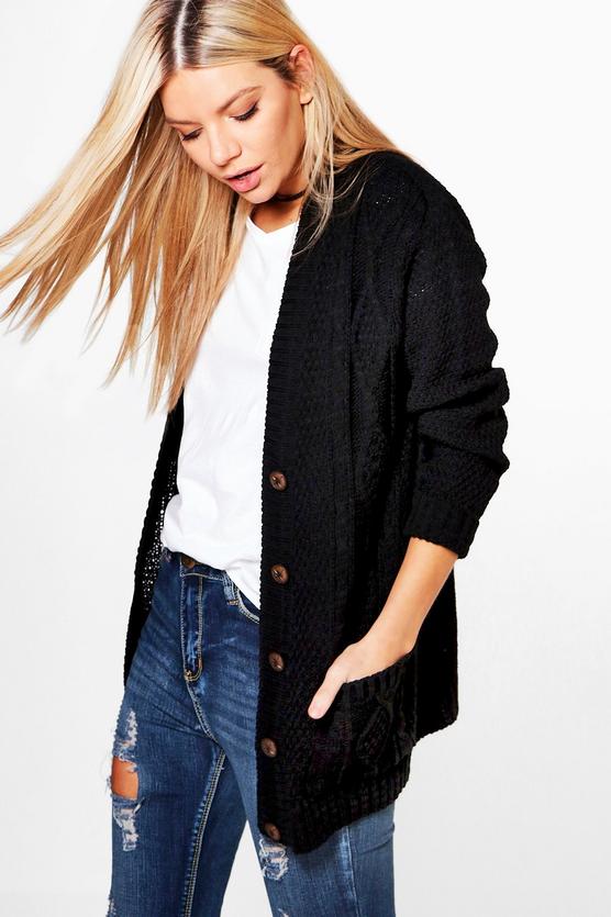 Lauren Cable Knit Cardigan